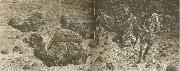 william r clark hedins expedition under en sandstorm langt inne i takla makanoknen i april 1894 oil